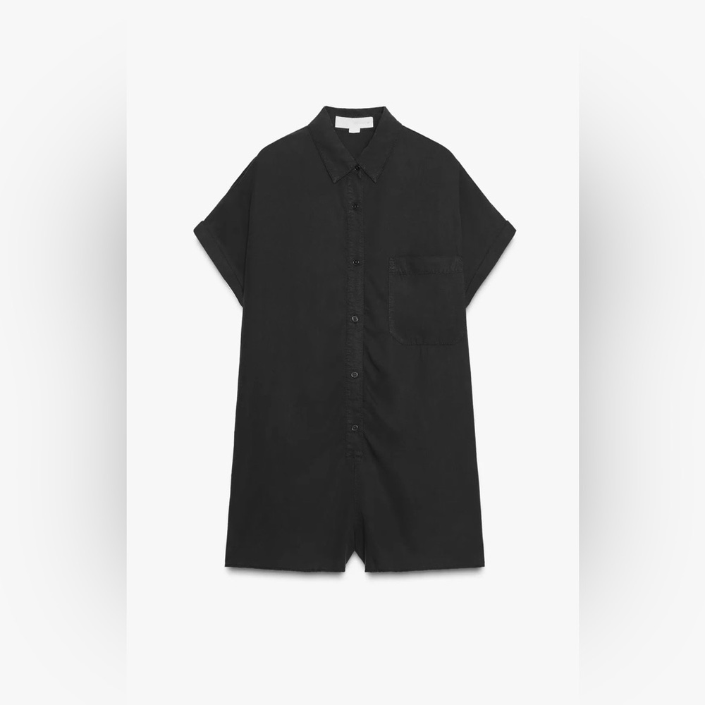 ZARA FLOWY POCKET JUMPSUIT
Color: Black  * Size: XL